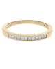 Diamond Tapered Band in Yellow Gold